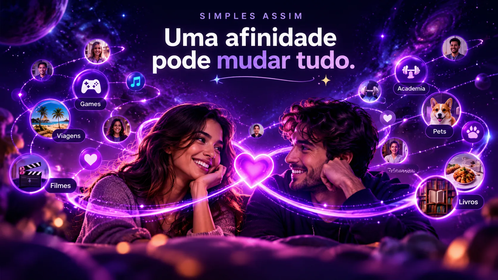 Uma afinidade pode mudar tudo: duas pessoas fictícias se conectam por interesses em comum no universo ORION